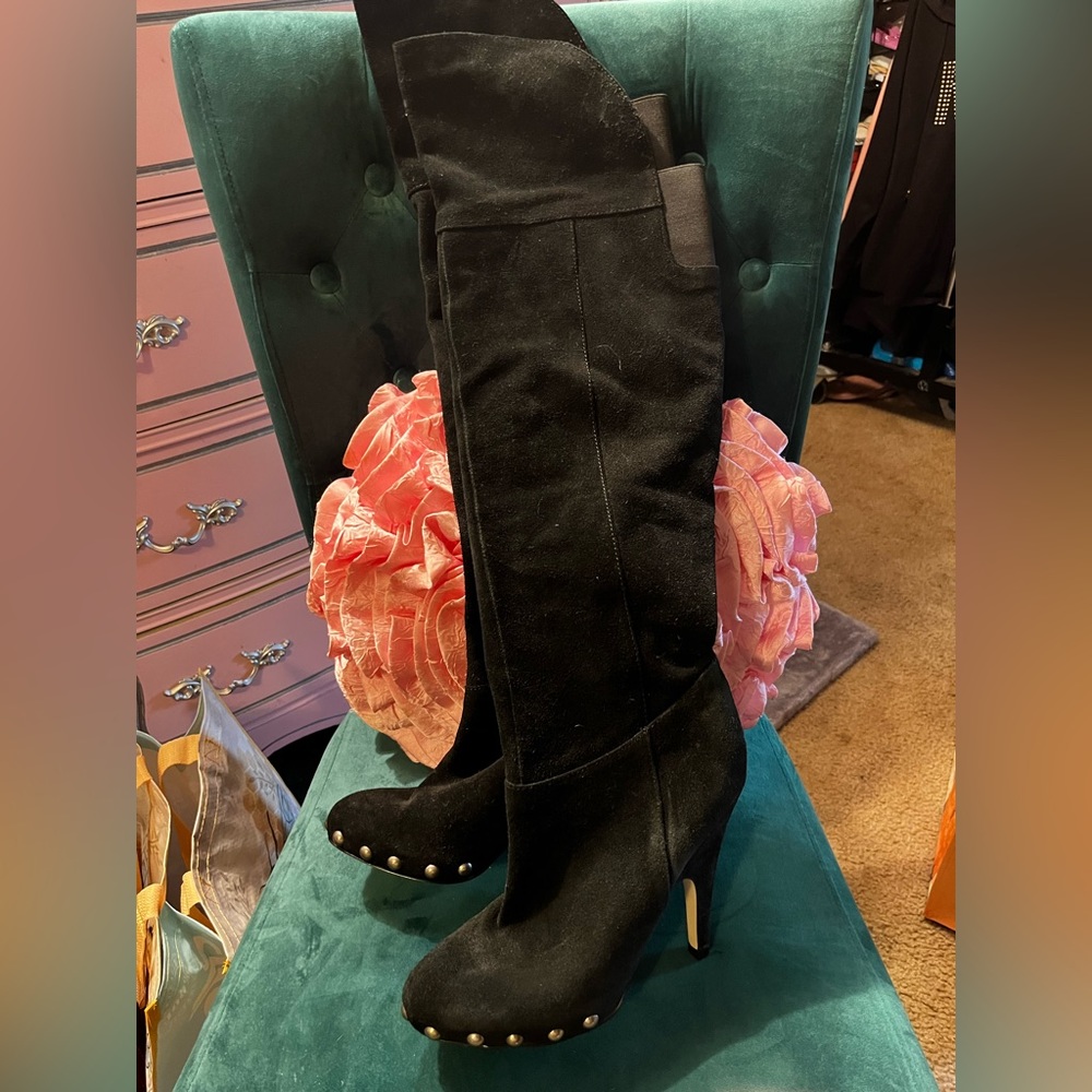 NEW - Tall sexy over-the-knee Dolce Vita boots with studs.